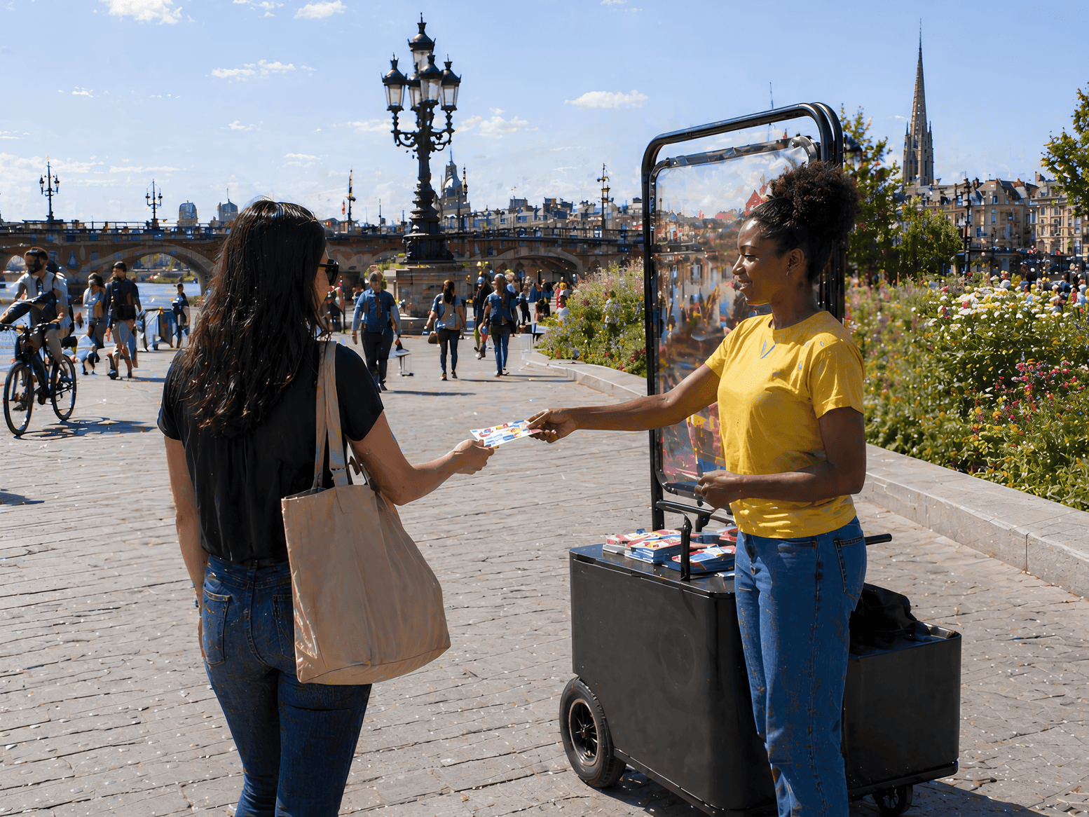 Votre distribution de flyers à Bordeaux 100% ciblée